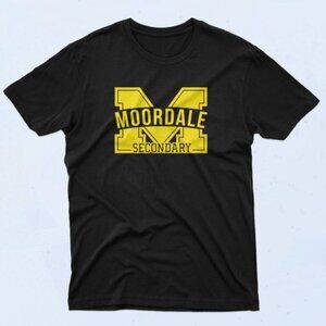 Moordale Secondary School Graphic Band T-Shirt Vintage Rock Tee 78